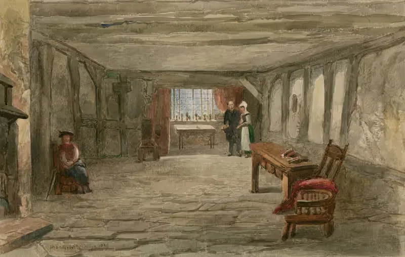 The room in which Shakespeare was born — W. Underhill
