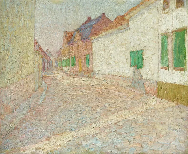 Улица в Зонсе by Вальтер Опхей, 1908 — digital art print download