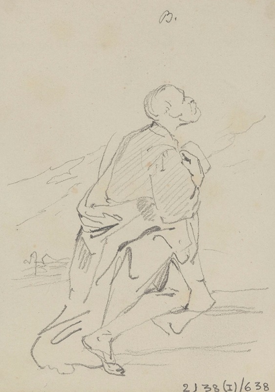 Kneeling Figure by Nicaise De Keyser — digital art print download