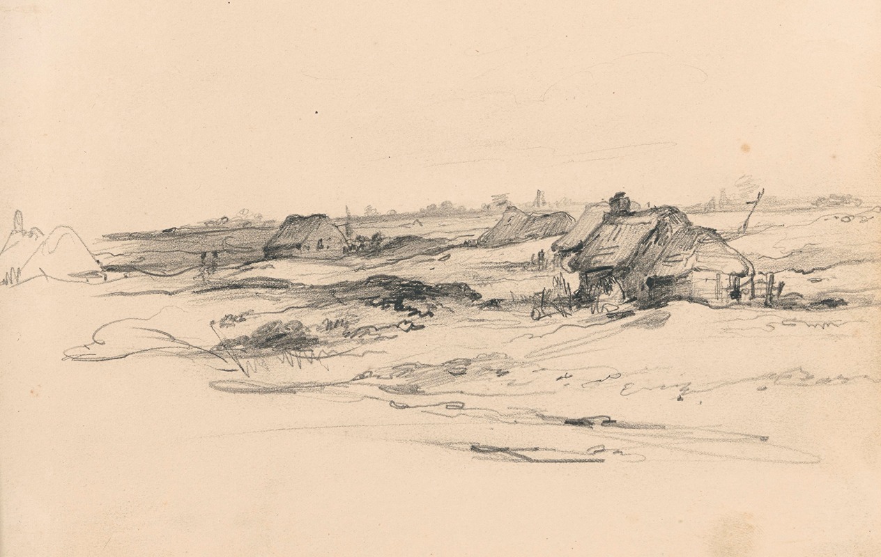 Landscape with Farms by Никаз Де Кейзер — digital art print download