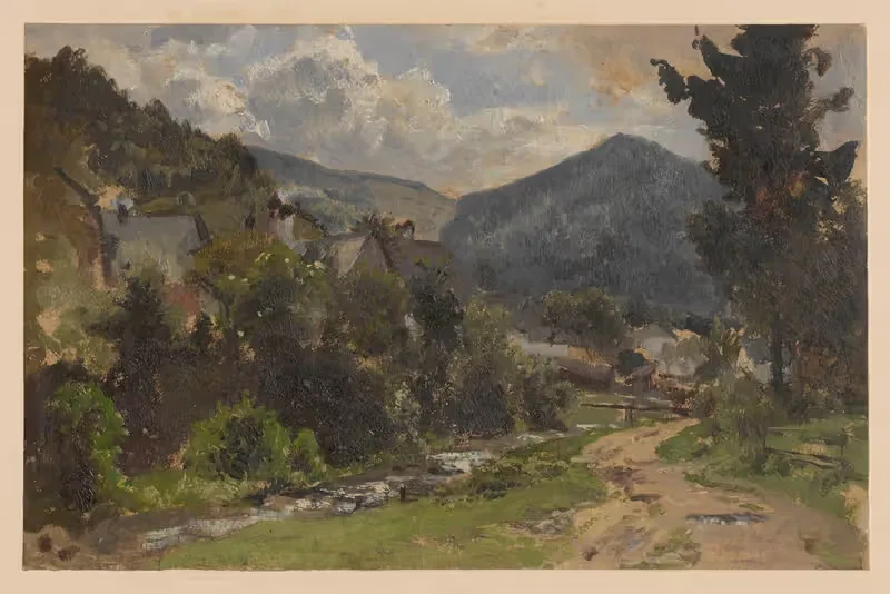 Дорога в Златых Горах by Адольф Дресслер, 1850-1881 — digital art print download