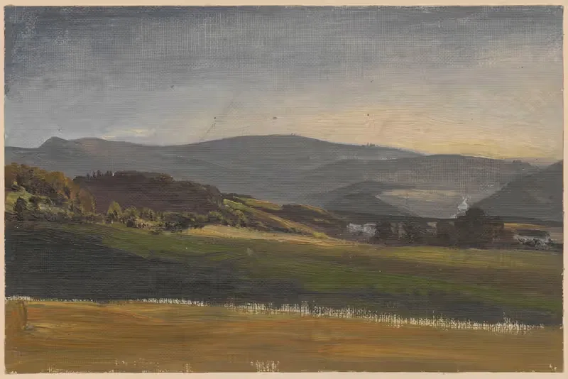 View of the Karkonosze Mountains — Adolf Dressler