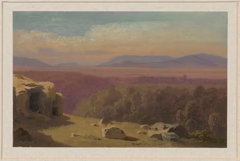 Древние пещеры рядом с Римом by Артур Блашник, 1852 - 1860 — digital art print download