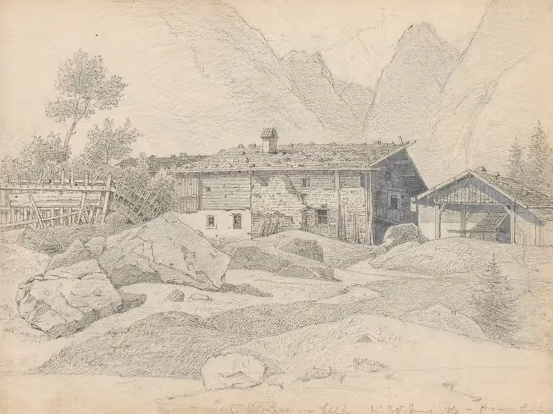 Farm in an Alpine village — Arthur Blaschnik
