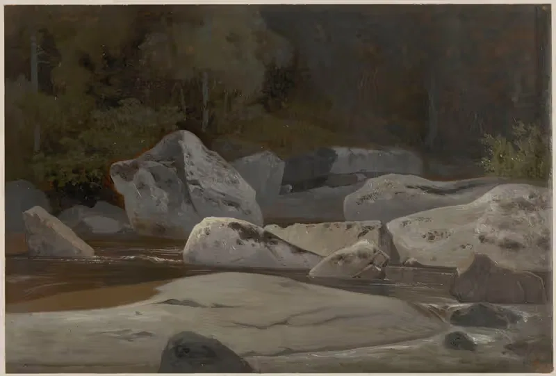 Горный поток со скалами by Артур Блашник, 1859 - 1879 — digital art print download