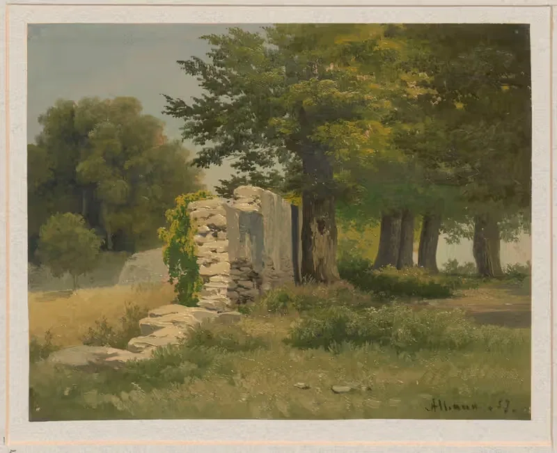 Ruined wall near Albano — Arthur Blaschnik