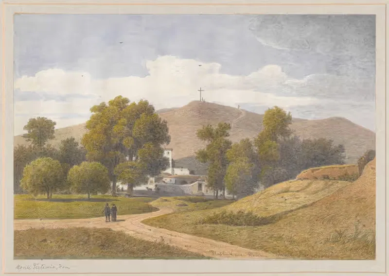 View of Monte Testaccio in Rome — Arthur Blaschnik