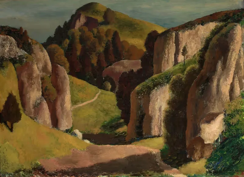 Пейзаж из Ойцова II by Феличьян Щенсный Ковардский, 1927 — digital art print download