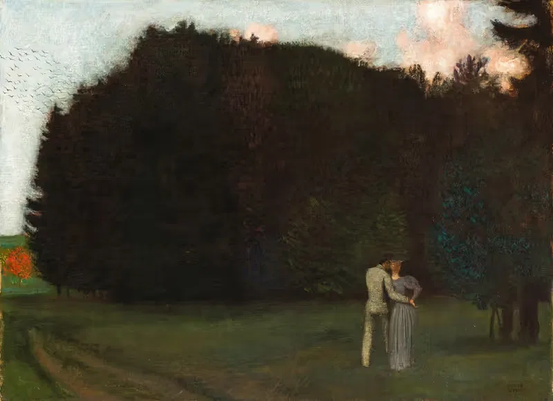 Paar am Waldrand by Franz von Stuck — digital art print download
