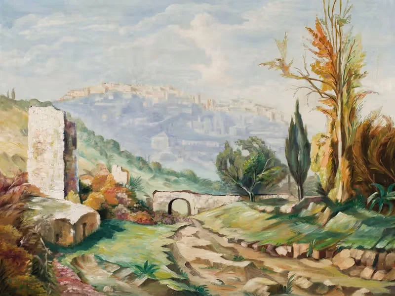 Southern landscape by G. Strużyna, 1938 — digital art print download