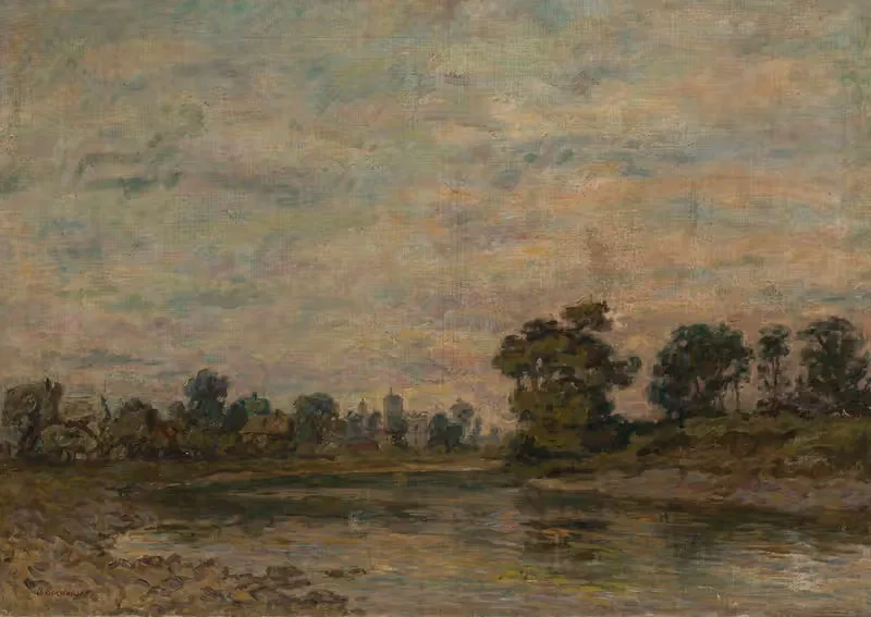 Krajobraz z Krasiczyna — Jan Seweryn Sokołowski
