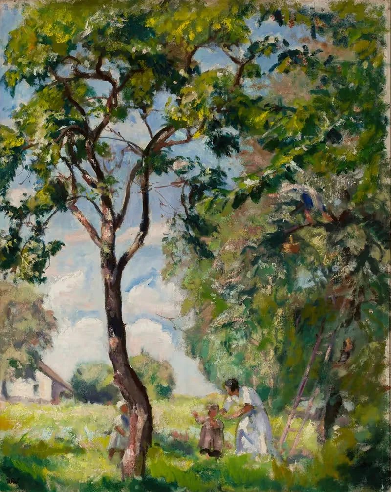 В саду by Войцех Вейс, 1928 — digital art print download