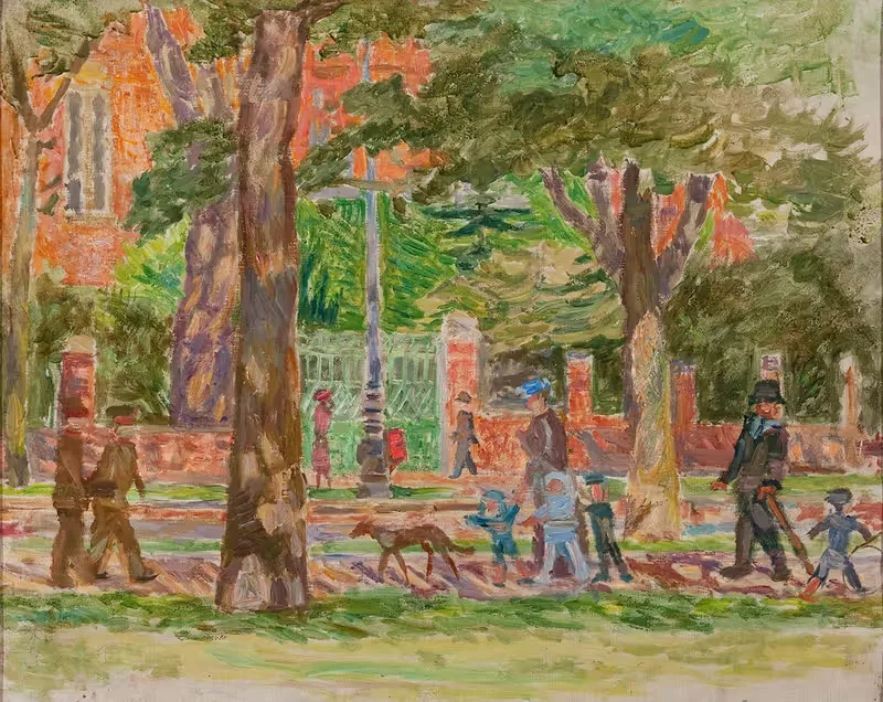 Аллея Сзуха в Варшаве by Зигмунт Валишевский, 1933 — digital art print download