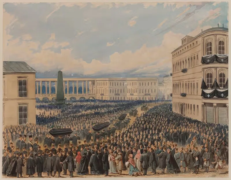 Funeral of four casualties — Adrian Głębocki