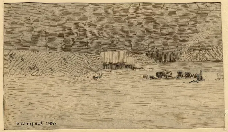 Мост через реку Иркут by Борис Васильевич Смирнов, 1904 — digital art print download