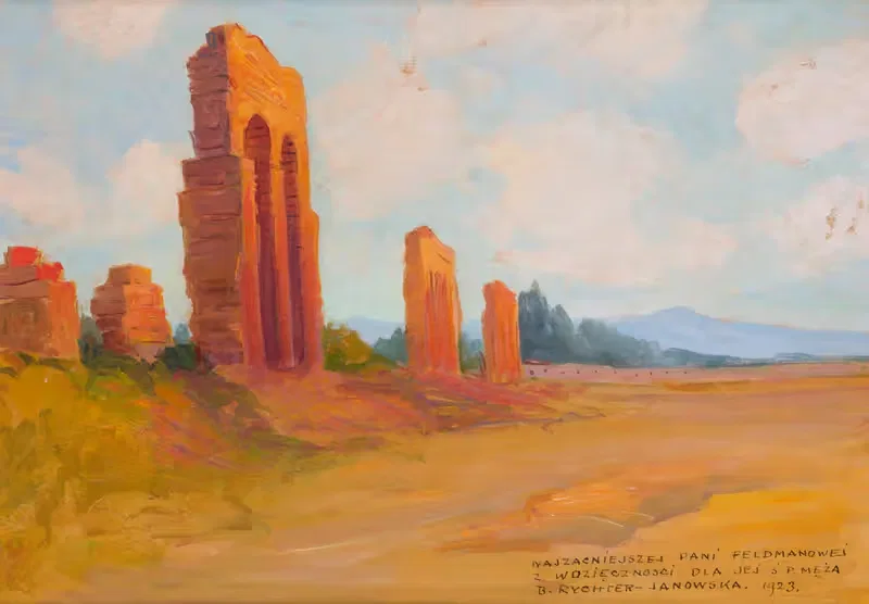 Греческие руины by Бронислава Яновская-Рихтер, 1923 — digital art print download