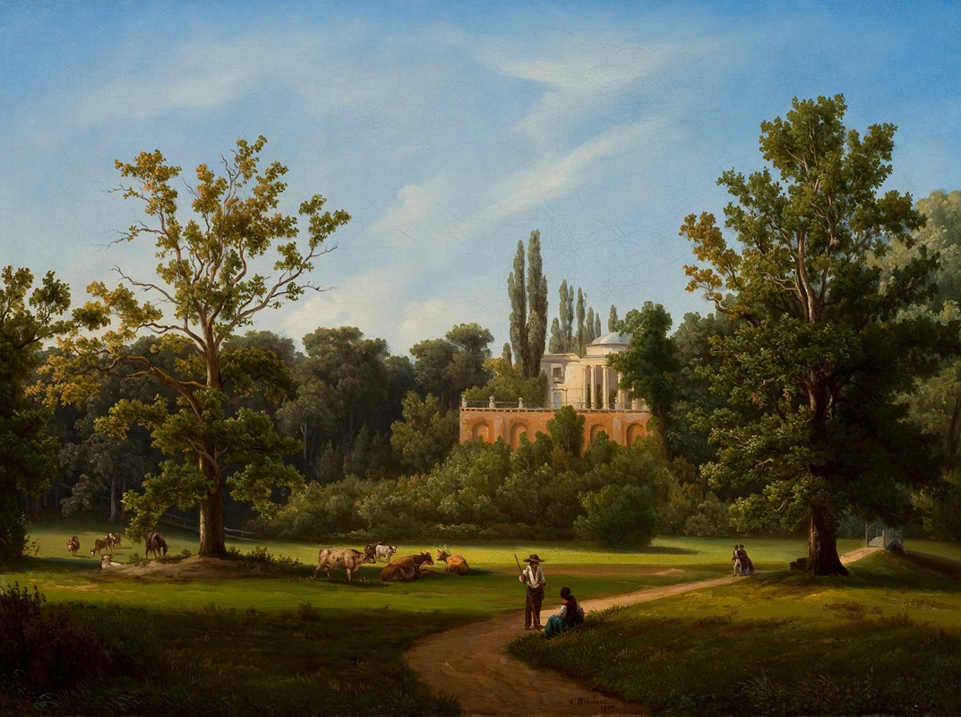 Natolin by Chrystian Breslauer, 1852 — digital art print download