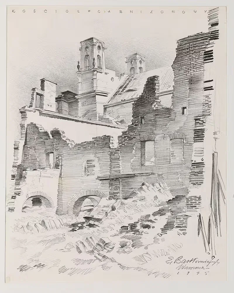 Гарнизонная церковь II by Эдмунд Бартломейчик, 1945 — digital art print download