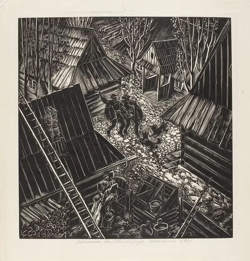 Лань понедельник by Эдмунд Бартломейчик, 1933 — digital art print download