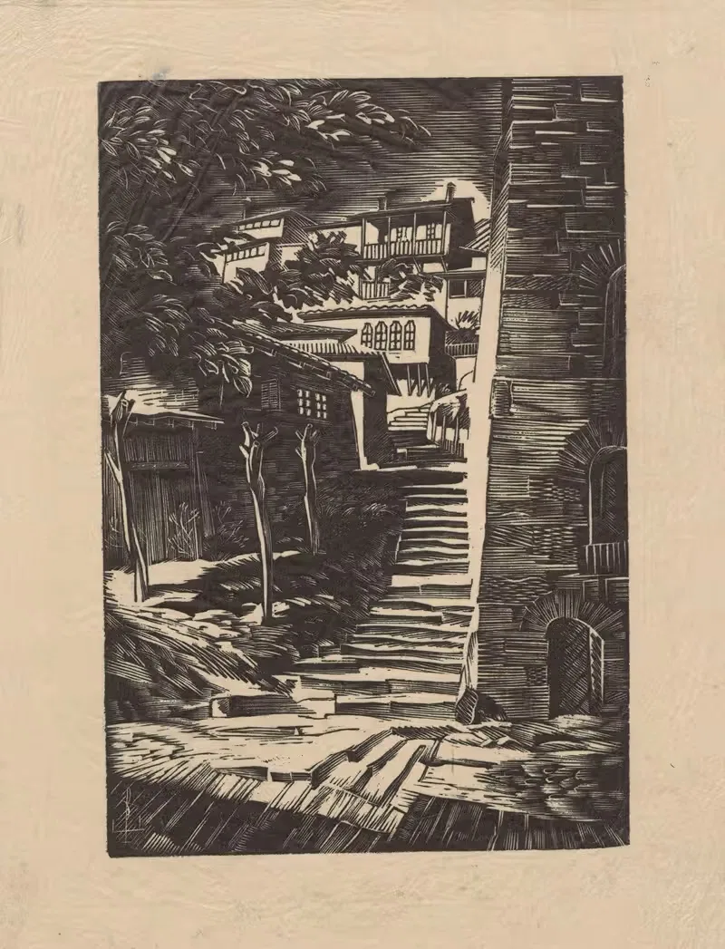Motyw z Tirnowa – Schody — Edmund Bartłomiejczyk