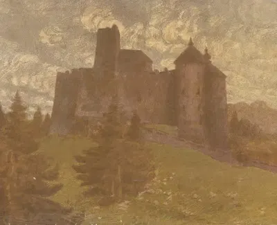 The Castle by Eugeniusz Ludwik Dąbrowa-Dąbrowski, 1906 — digital art print download