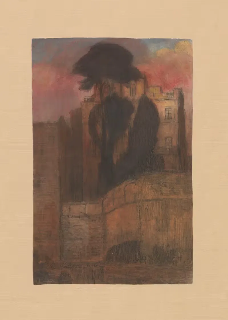 Вилла Борджиа в Риме by Феликс Яблчиньский, 1907 — digital art print download