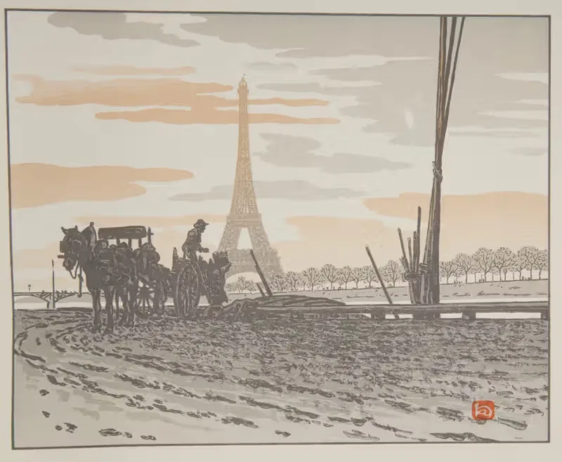 Du Quai de Pasy – Charboniers — Henri Rivière