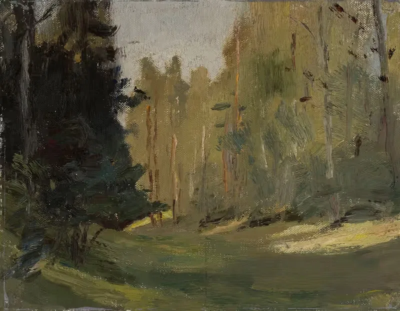 Марино – поляна в лесу by Ян Чянглиньский, 1906 — digital art print download