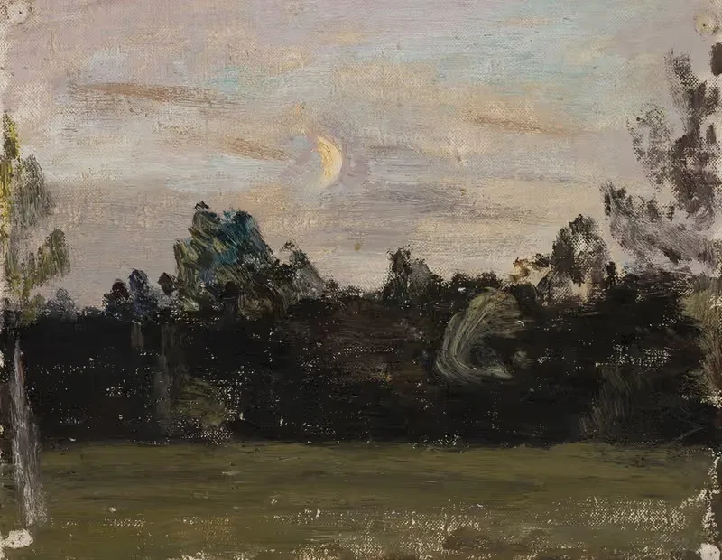 Лунная ночь в Марьино by Ян Чянглиньский, 1908 — digital art print download