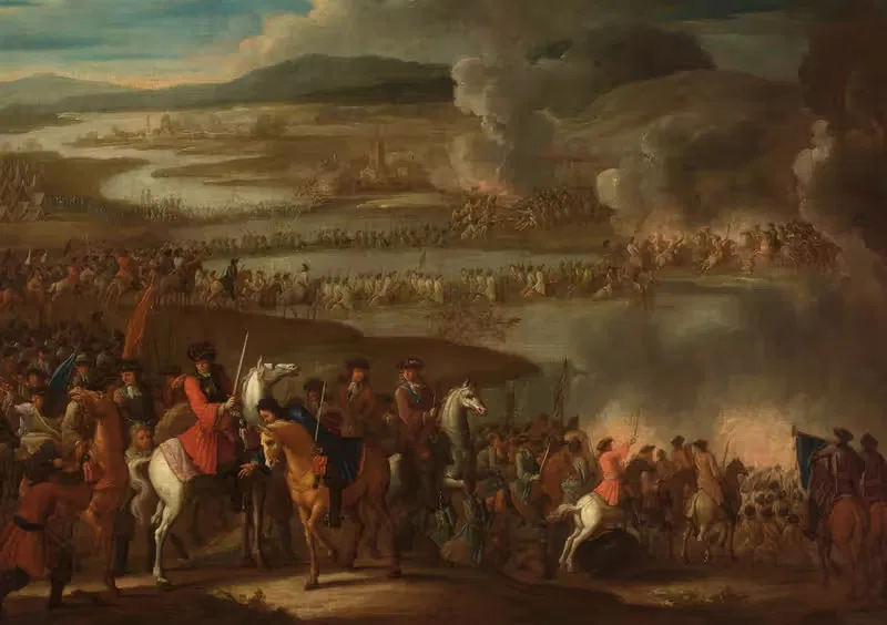 A battle scene by Jan Peter van Bredael II — digital art print download