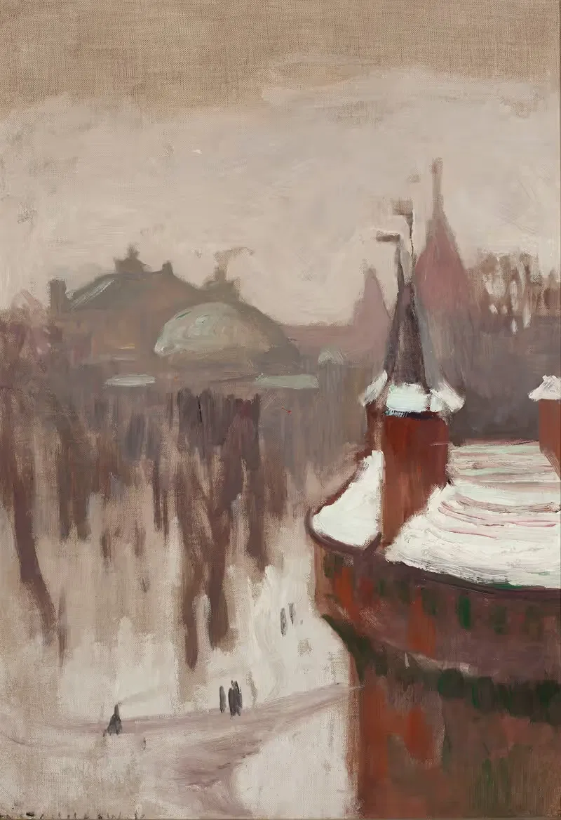 Барбакан в Кракове by Ян Станиславский, 1903 — digital art print download