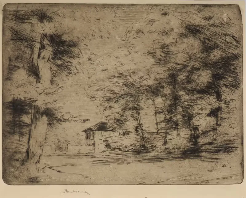 Alley in Meudon by Józef Pankiewicz, 1902 — digital art print download