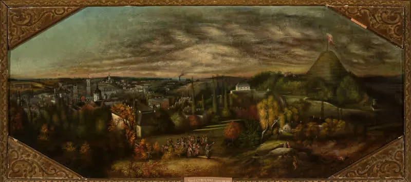 Панорама Львова by Кароль Цибульский, 1882 — digital art print download
