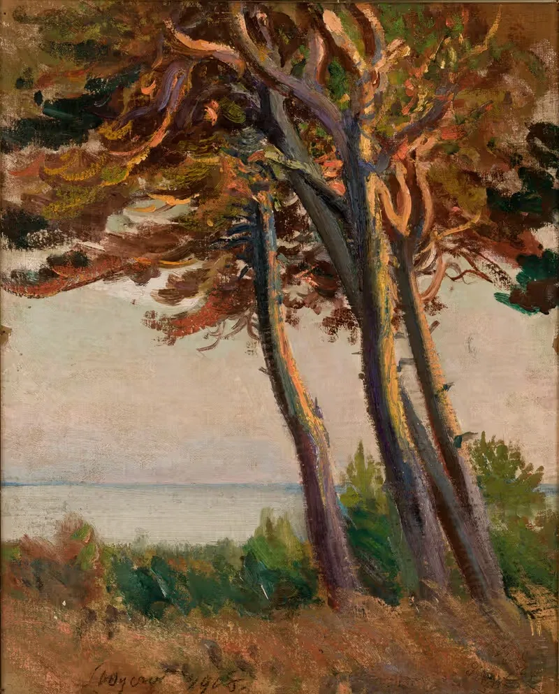 Сосны в Паланге by Леон Вычулковский, 1908 — digital art print download