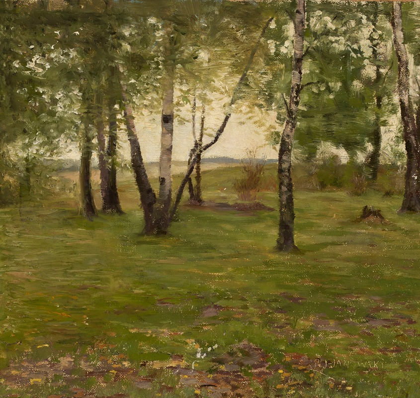 Березы by Людомир Яновский — digital art print download