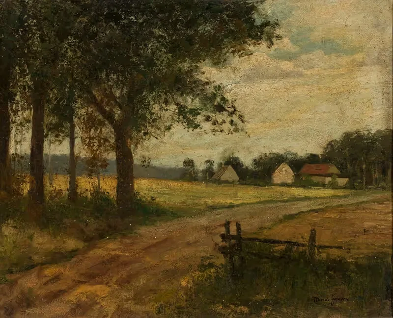 Countryside landscape by Marie Ibsen Jensen — digital art print download