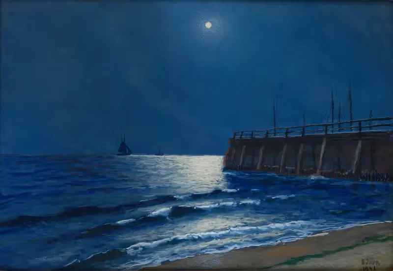 Морской пейзаж by Сотер Август Яса-Малаховский, 1941 — digital art print download