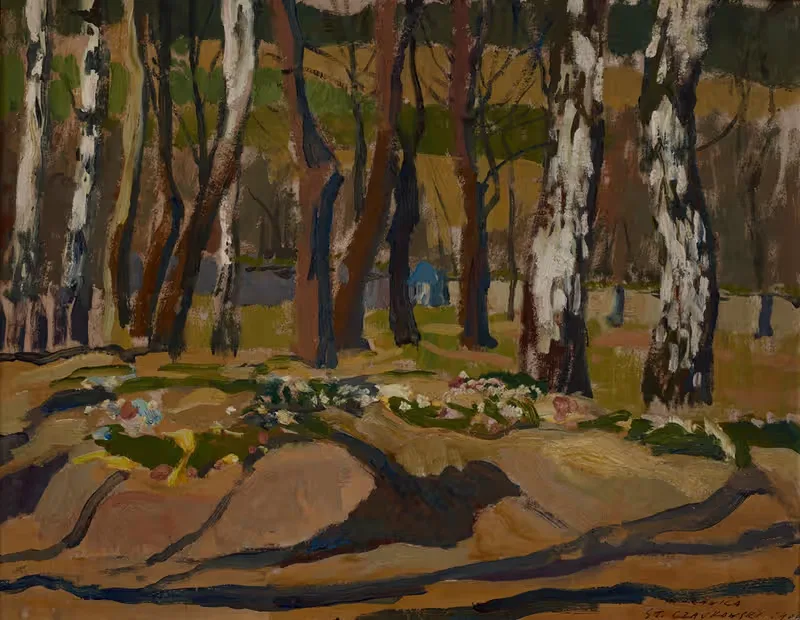 Могилы в Мораваице by Станислав Чайковский, 1909 — digital art print download