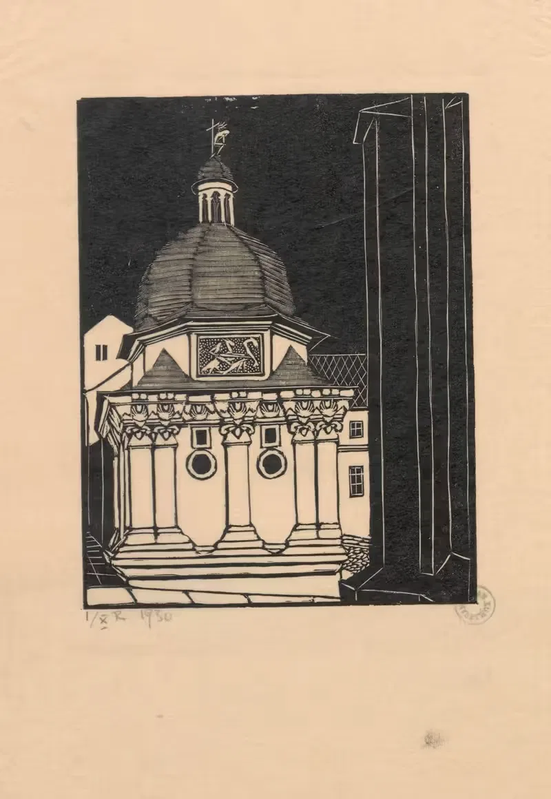 Львов – Каплица Боймов by Виктория Горыńска, 1930 — digital art print download