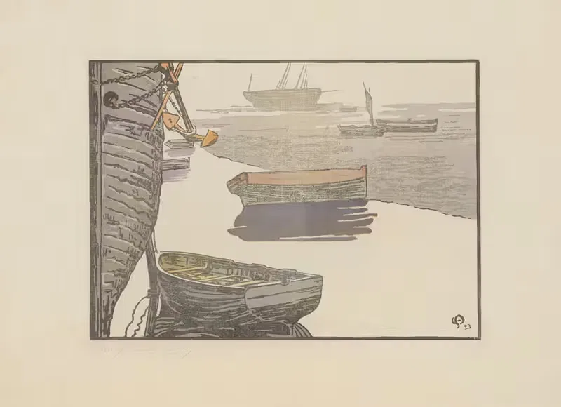 Роскофф, туман by Амеде Жоа, 1903 — digital art print download
