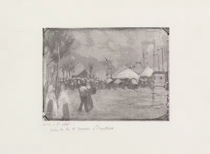 Foire de la Saint-Martin à Pontoise — Camille Pissarro