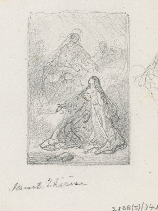 Saint Teresa by Nicaise De Keyser — digital art print download