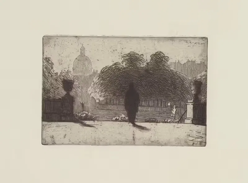 Пантеон с Люксембурга by Феликс Валлотон, 1893 — digital art print download