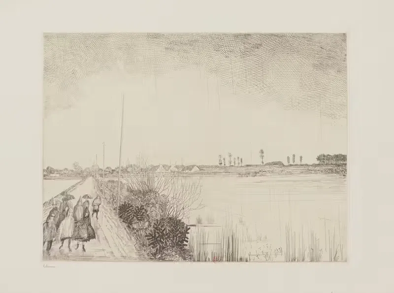 Дети на дороге by Жан-Эмиль Лабурёр, 1932 — digital art print download