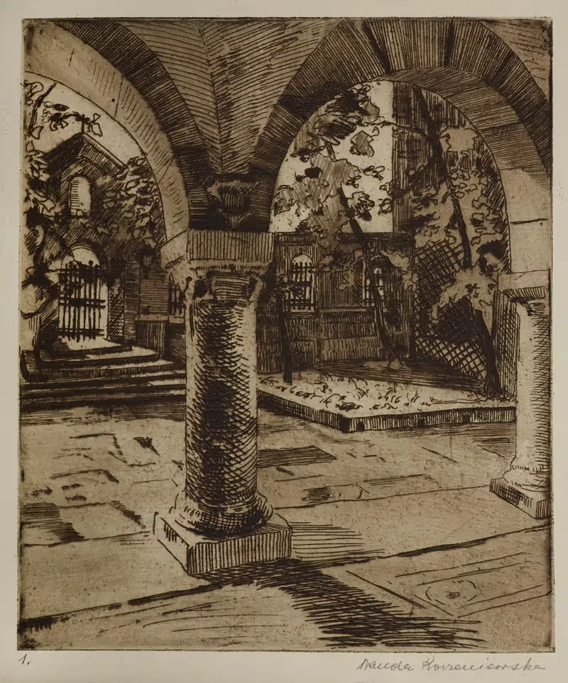 Армянский собор by Ванда Коржениовска, 1917 — digital art print download