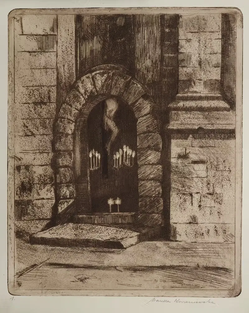 Церковь Бернардинов by Ванда Коржениовска, 1917 — digital art print download