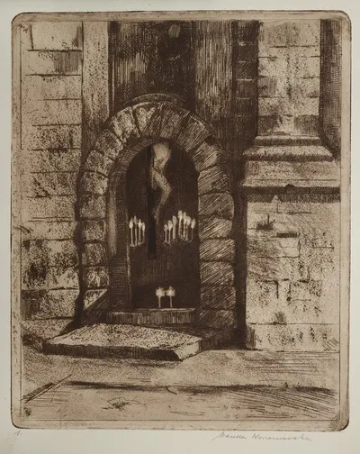 Церковь Бернардинов by Ванда Коржениовска, 1917 — digital art print download