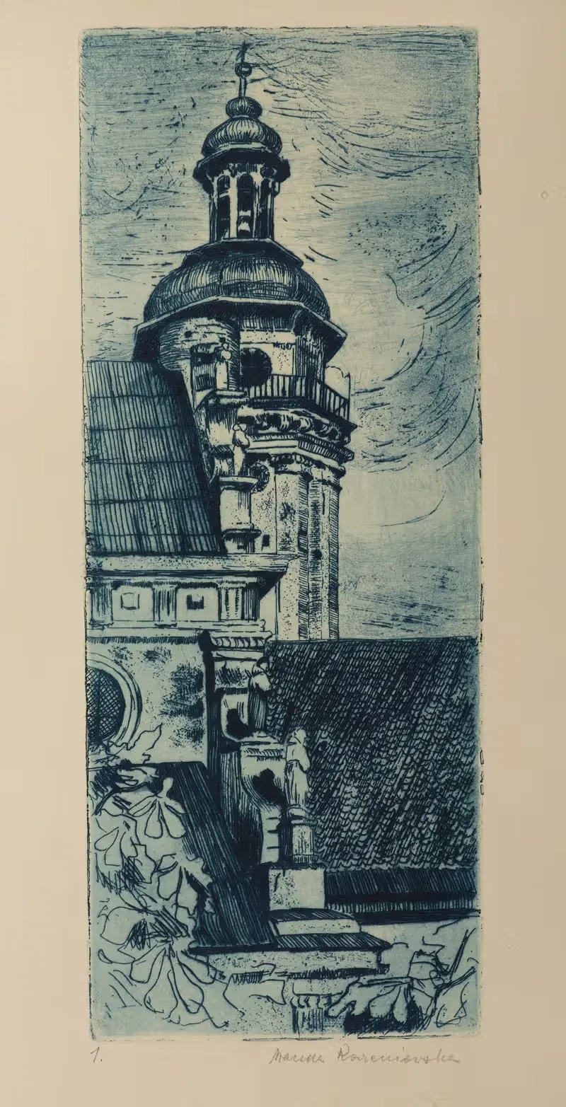 Бернардинская церковь by Ванда Коржениовска, 1917 — digital art print download