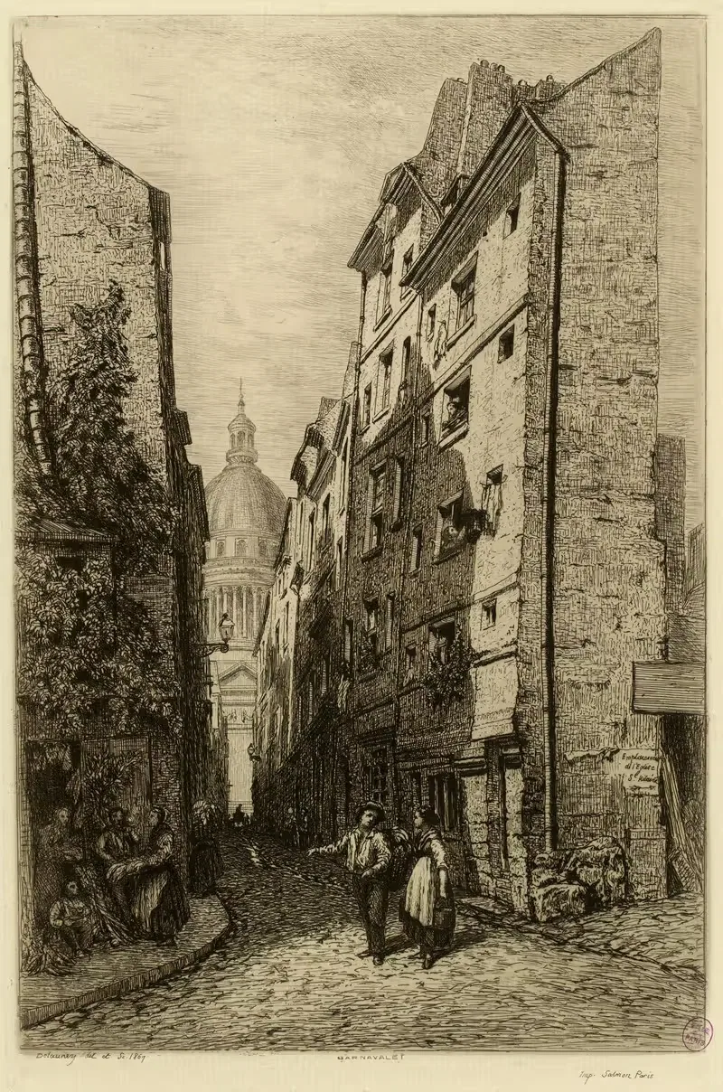 Улица семи путей by Альфред Александре Делоне, 1866 — digital art print download