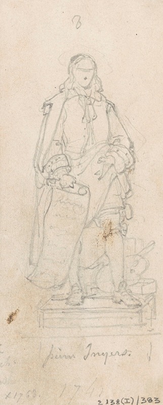 Statue of the Painter Peter Snijers — Nicaise De Keyser